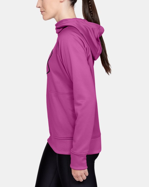 Women's Armour Fleece® Hoodie, Purple, pdpMainDesktop image number 2